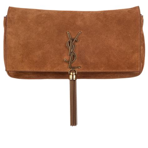 ysl kate embossed suede clutch|saint laurent kate clutch.